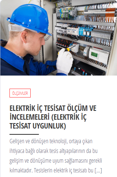 elektrik tesisat ölçümü